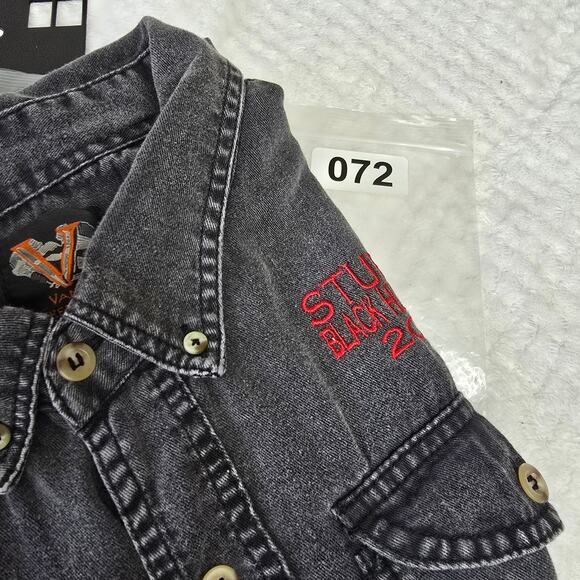 Vance 2014 74th Sturgis Black Hills Rally Distressed Sleeveless Shirt Size 3XL - Picture 11 of 11
